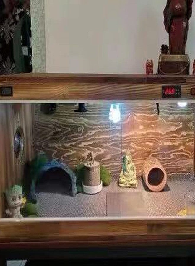 Abustle pig Reptile Rock Hideout Reptile Rock Hide Cave, Aquarium Habitat Décor Rock Tortoise Hideout for Reptiles, Small Lizards, Turtles,Bearded Dragon Tortoise, Amphibians, Fish (N17) - Image 2